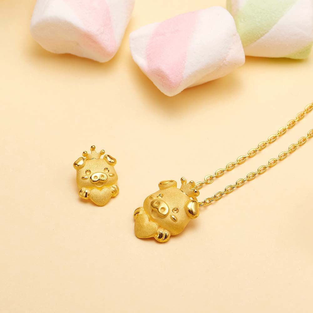 왕관 꿀꿀 돌 목걸이 요약정보 및 구매