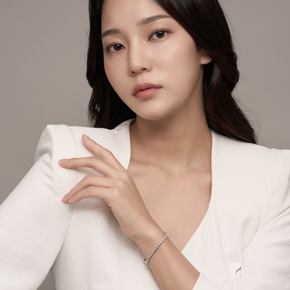 모이사나이트 다이아몬드 테니스 팔찌 3발 3.0mm (대) 요약정보 및 구매