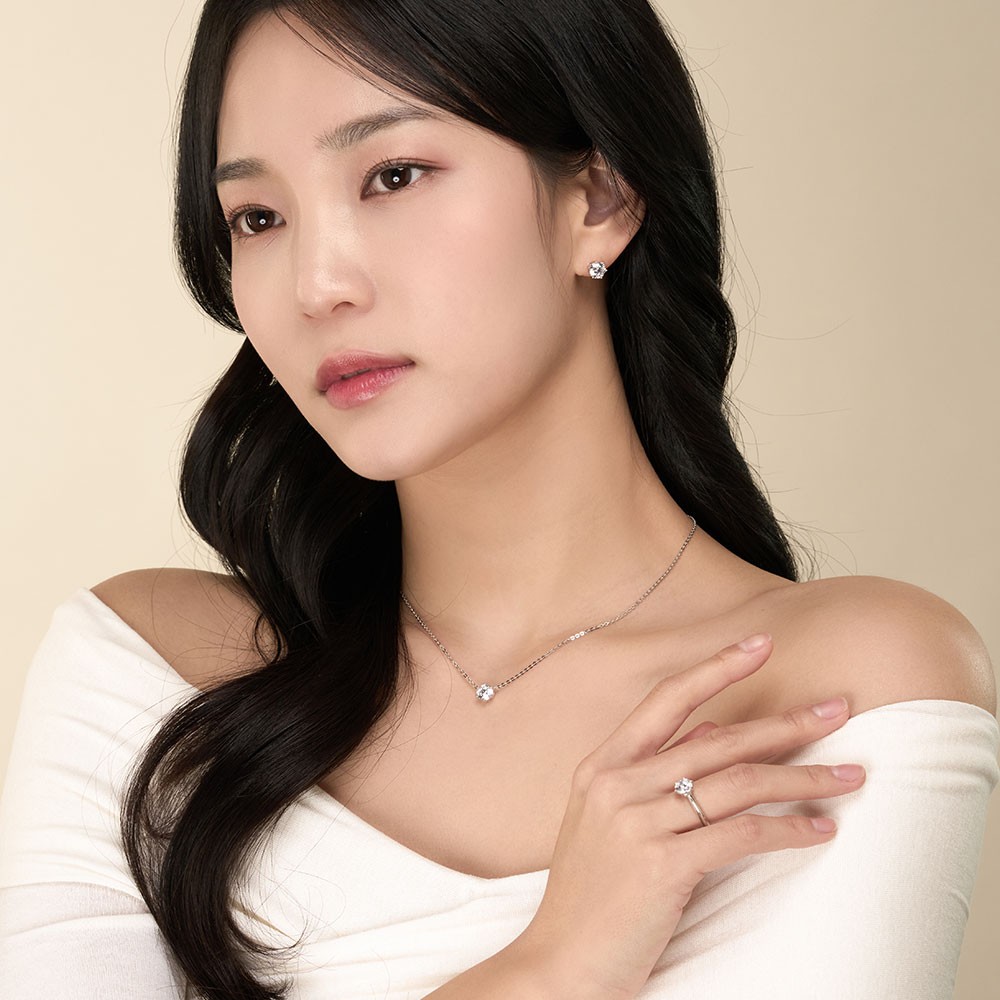 1캐럿 랩 다이아몬드 목걸이 6프롱 요약정보 및 구매