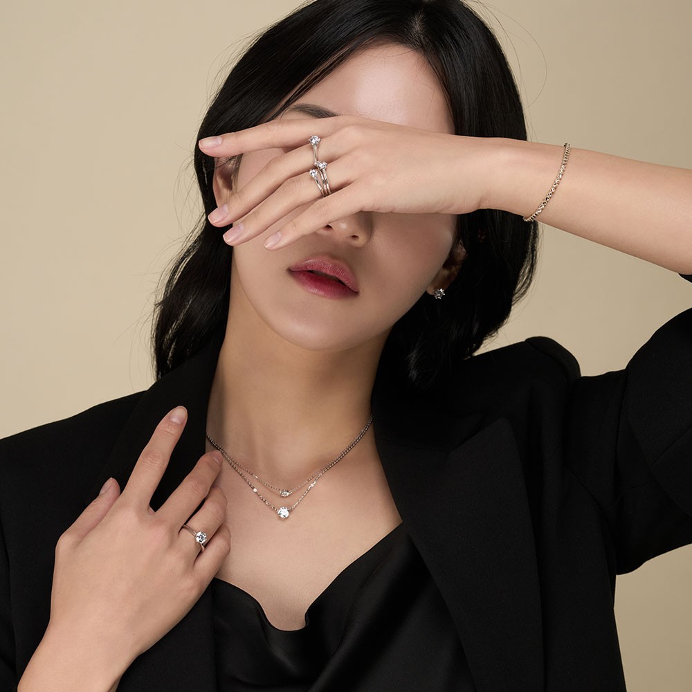 1캐럿 랩 다이아몬드 목걸이 6프롱 요약정보 및 구매