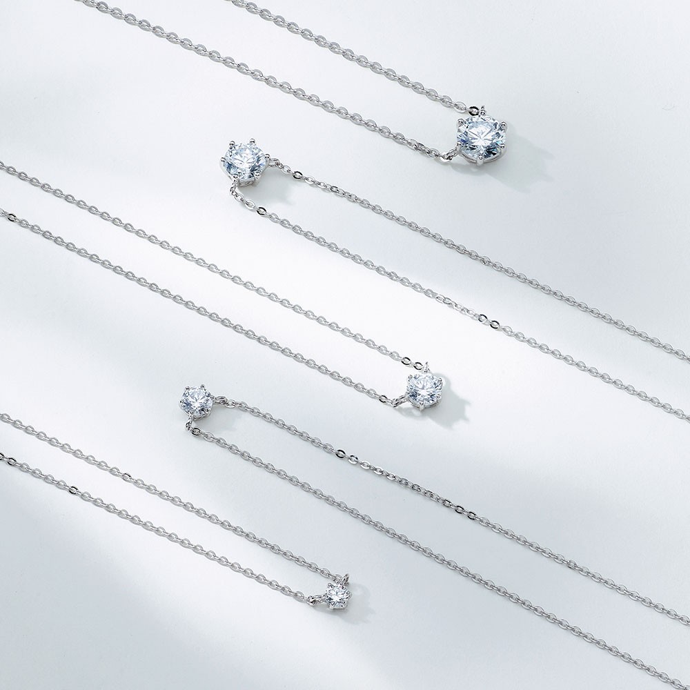 5부 랩 다이아몬드 목걸이 6프롱 요약정보 및 구매