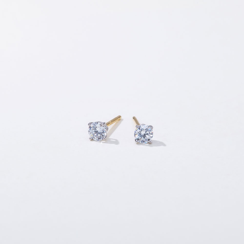 2부 랩 다이아몬드 귀걸이 4프롱 요약정보 및 구매