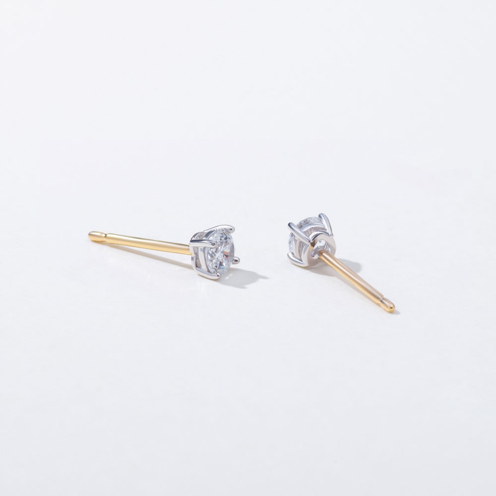 2부 랩 다이아몬드 귀걸이 4프롱 요약정보 및 구매