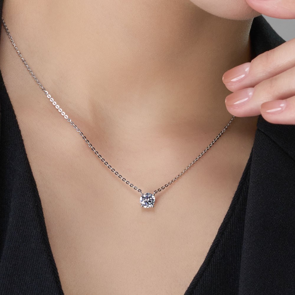 캐럿 랩 다이아몬드 목걸이 4프롱 요약정보 및 구매