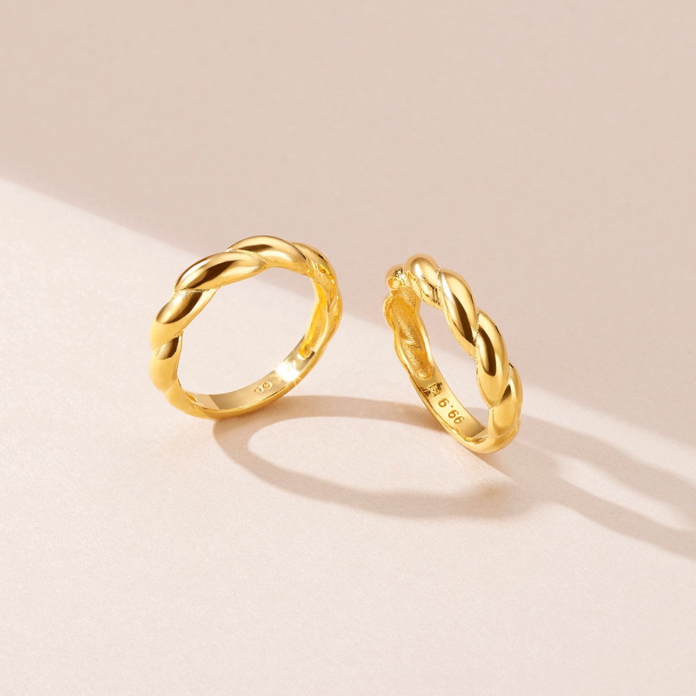 크루아상 쌍가락지 반지 요약정보 및 구매