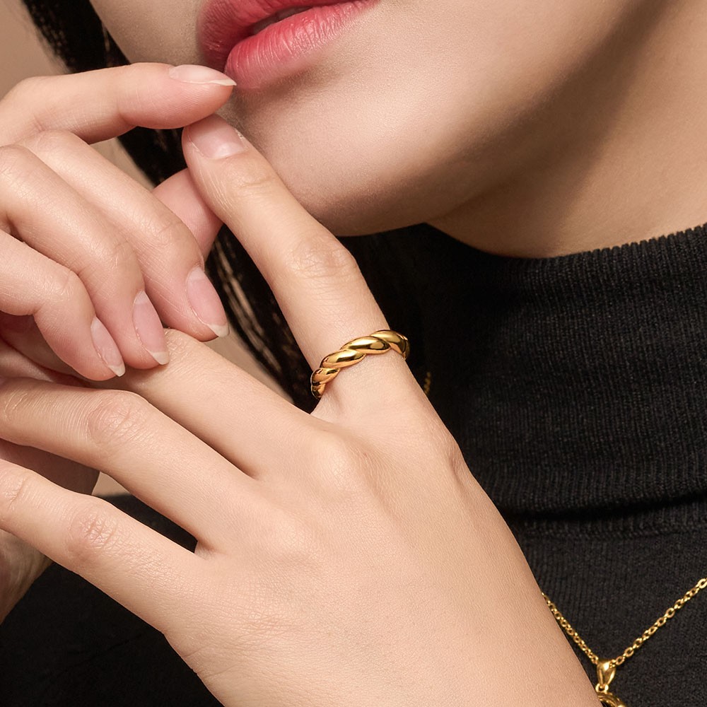 크루아상 쌍가락지 반지 요약정보 및 구매