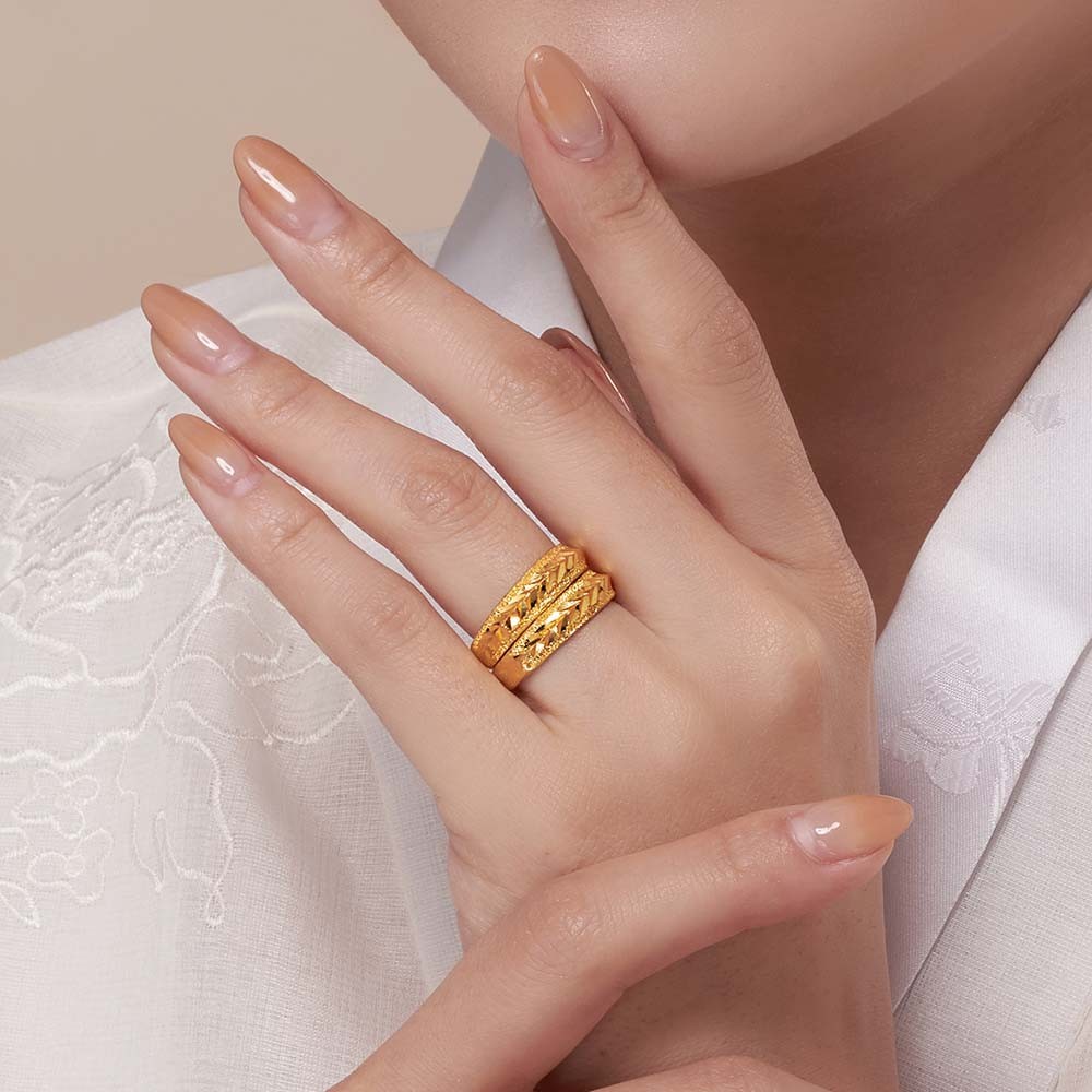 톱니 패턴 쌍가락지 요약정보 및 구매