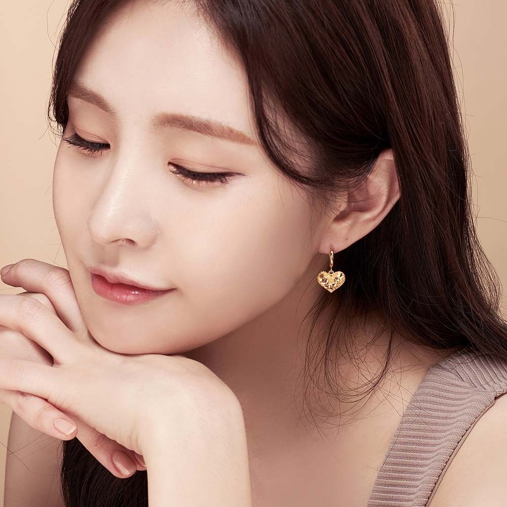 하트 컷팅 링 귀걸이 요약정보 및 구매