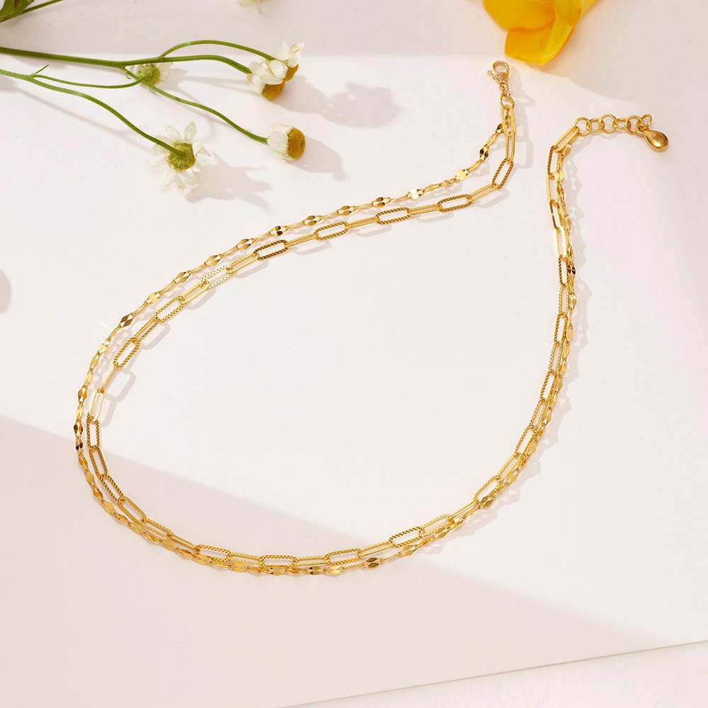 두줄 잠자리 클립 체인 목걸이 요약정보 및 구매