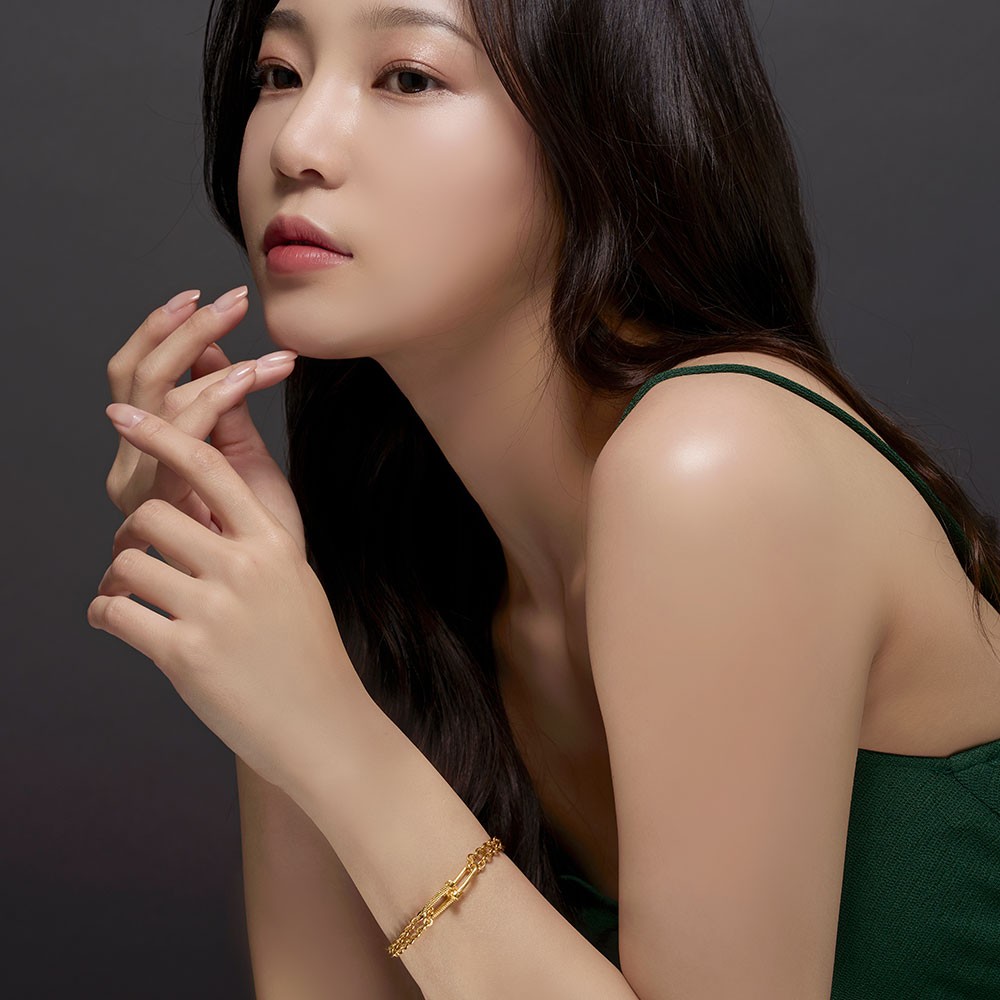 더블 클립 체인 팔찌 요약정보 및 구매