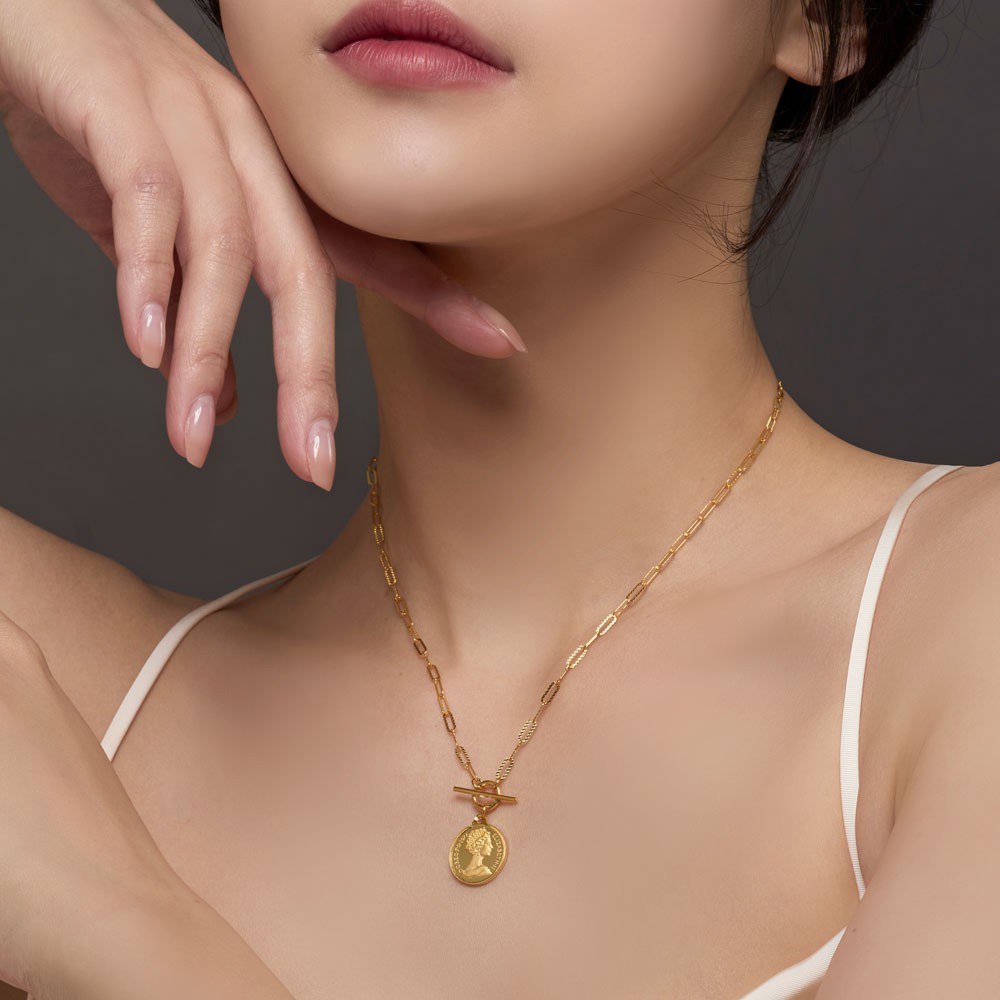 퀸 코인 글리터 체인 목걸이 요약정보 및 구매