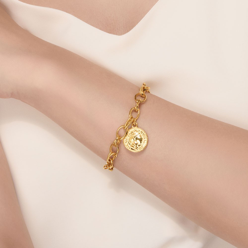 볼드 더블 체인 코인 팔찌 요약정보 및 구매