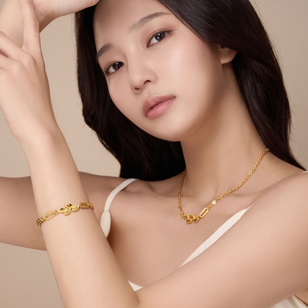 컷팅 월계수 클립 두줄 팔찌 요약정보 및 구매