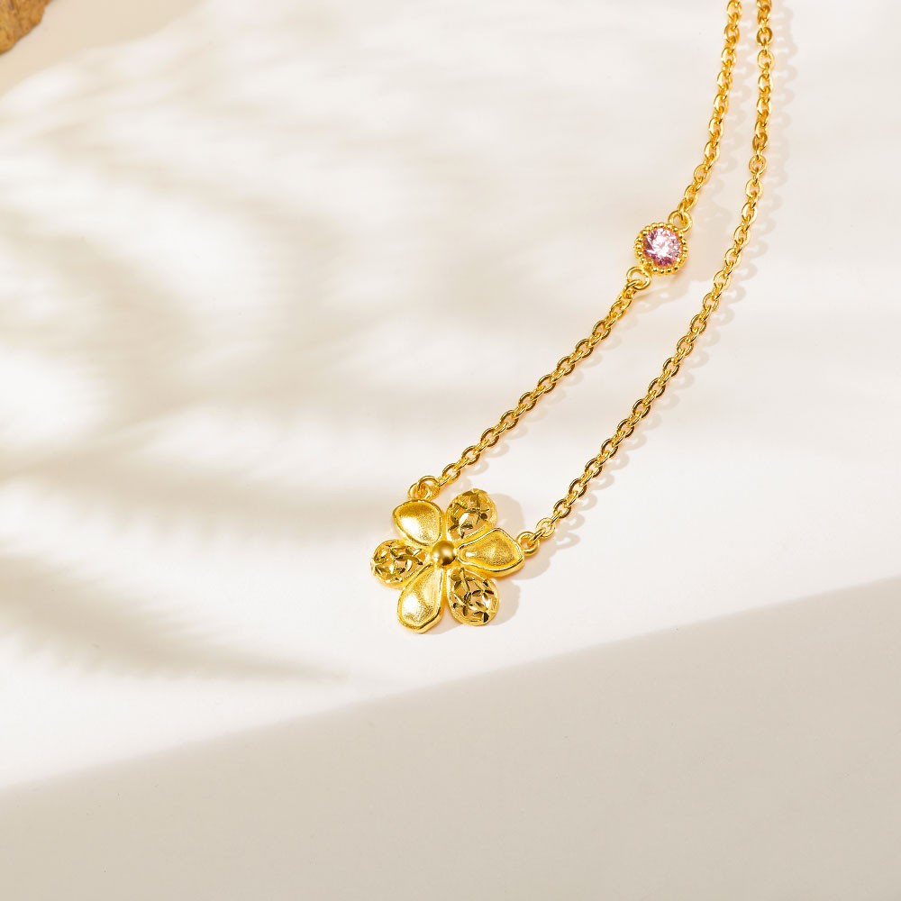 포인트 큐빅 꽃 목걸이 요약정보 및 구매