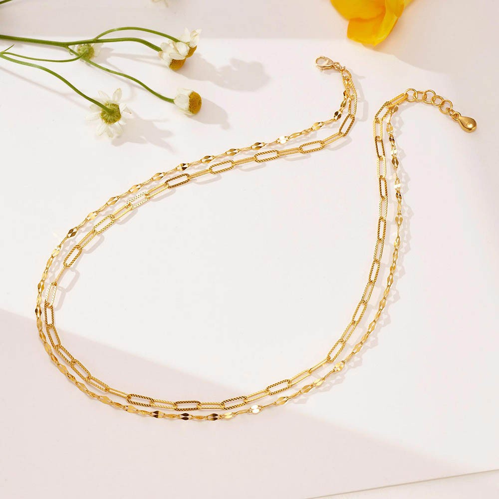 두줄 잠자리 클립 체인 목걸이 요약정보 및 구매