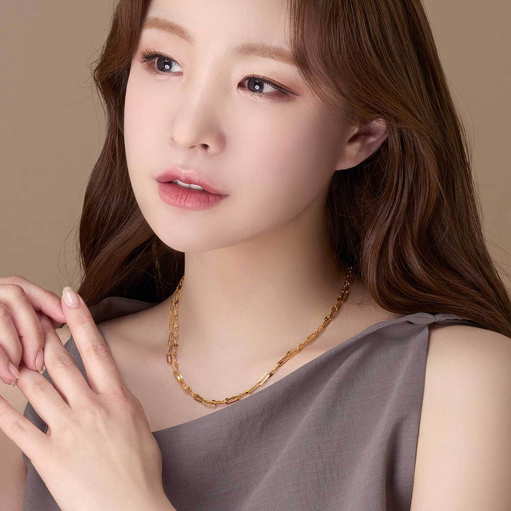 두줄 잠자리 클립 체인 목걸이 요약정보 및 구매