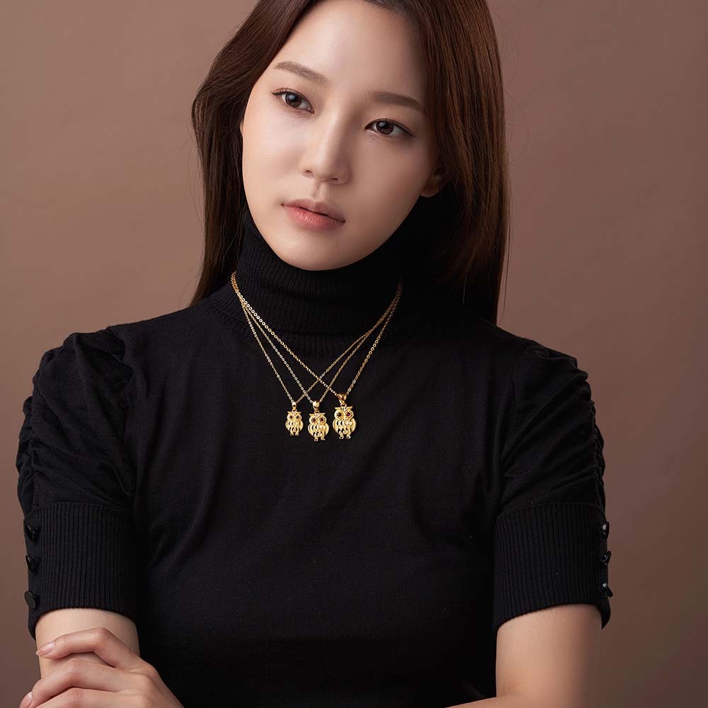 루비 부엉이 체크 펜던트 요약정보 및 구매