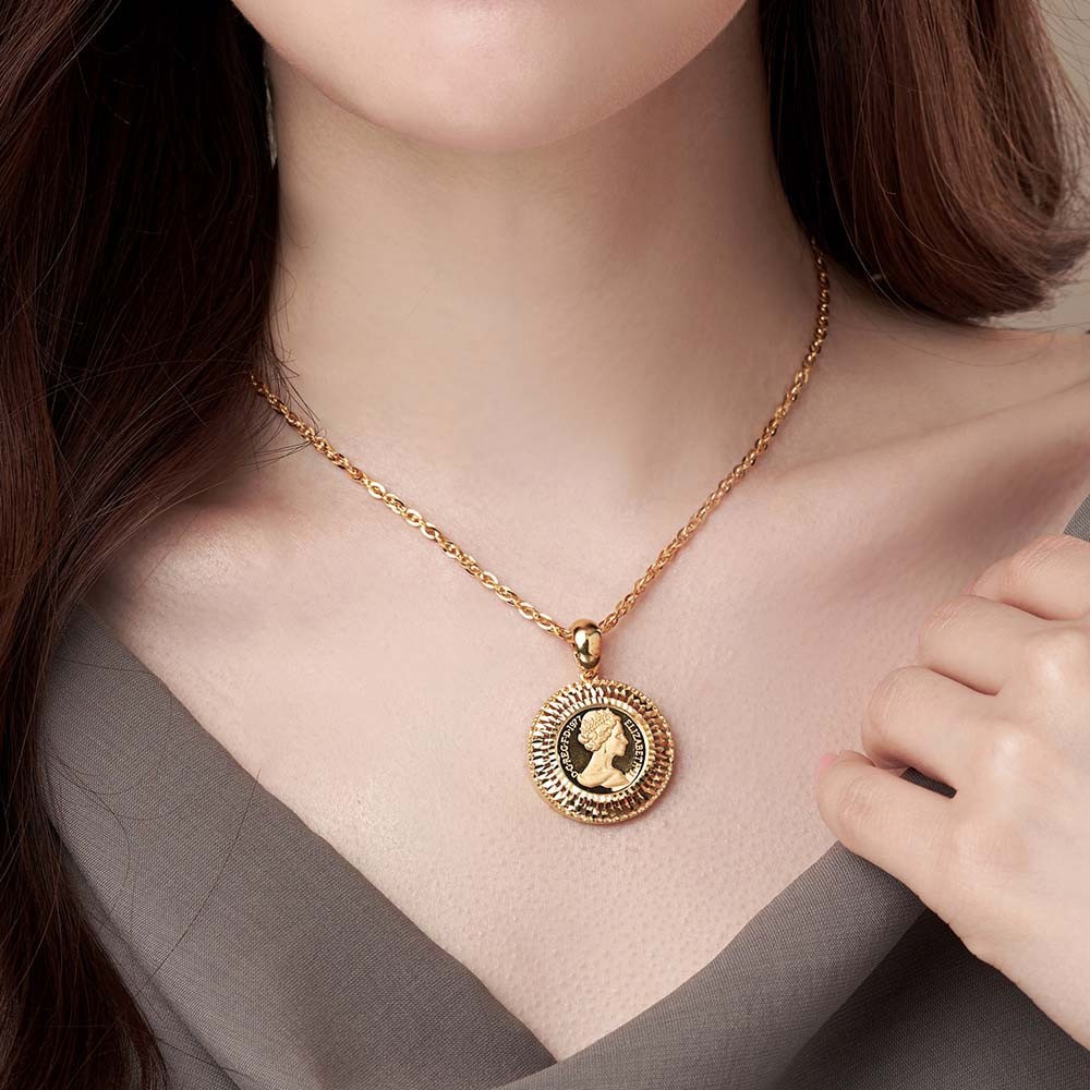 컷팅 엘리자베스 코인 펜던트 요약정보 및 구매