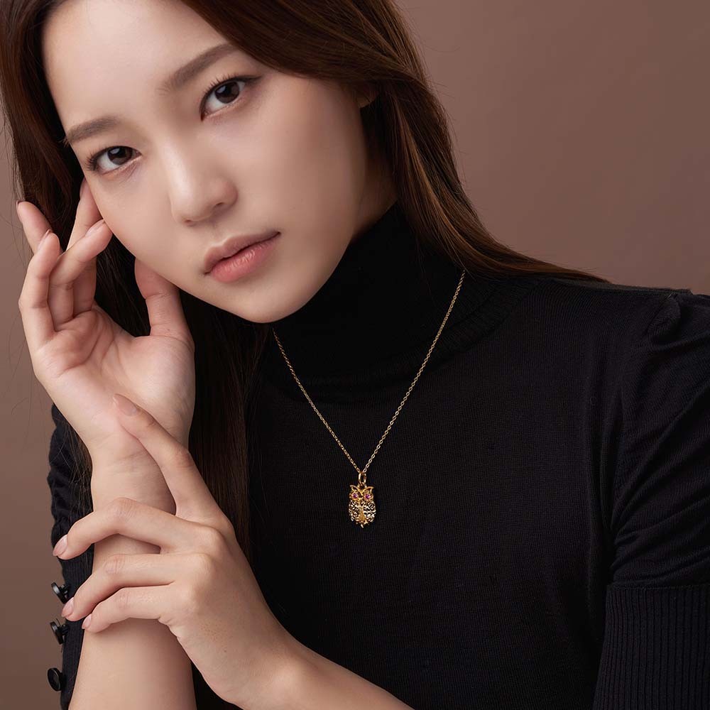 루비 부엉이 날개 펜던트 요약정보 및 구매