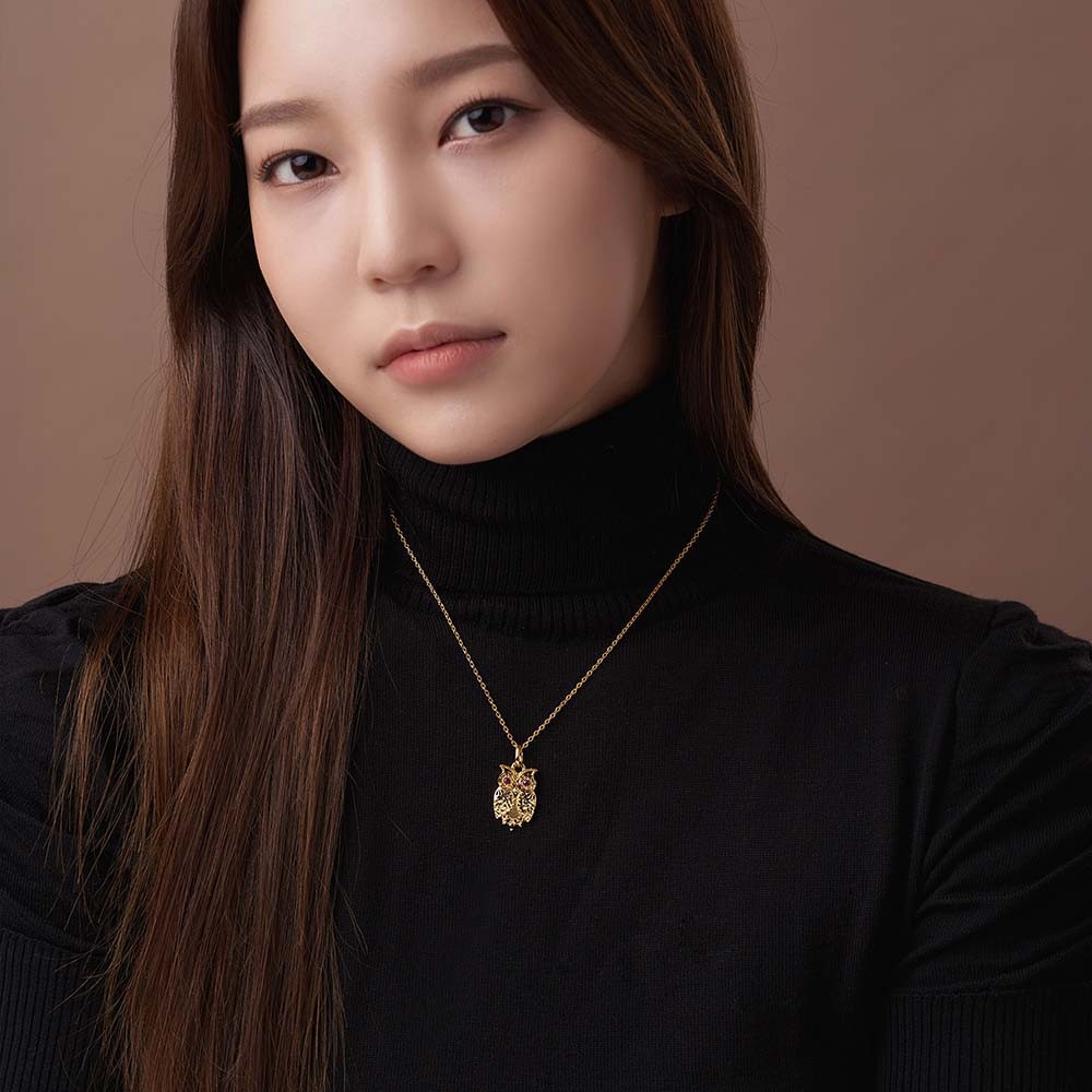 루비 부엉이 날개 펜던트 요약정보 및 구매