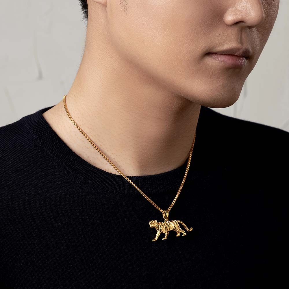 산 호랑이 메달 목걸이 요약정보 및 구매