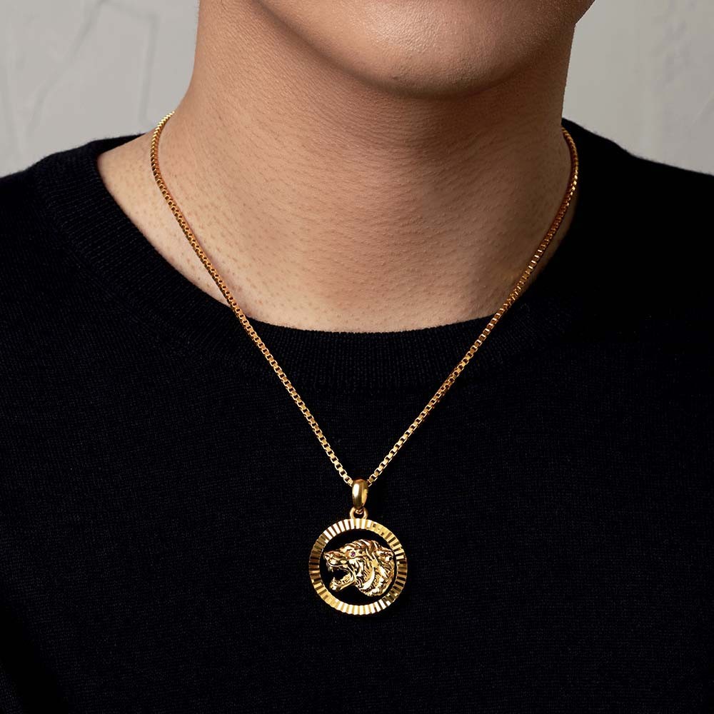 오닉스 호랑이 메달 목걸이 요약정보 및 구매