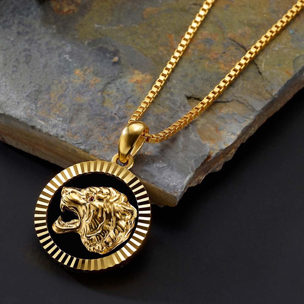 오닉스 호랑이 메달 목걸이 요약정보 및 구매