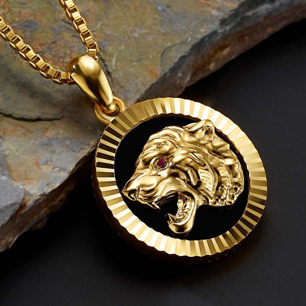 오닉스 호랑이 메달 목걸이 요약정보 및 구매