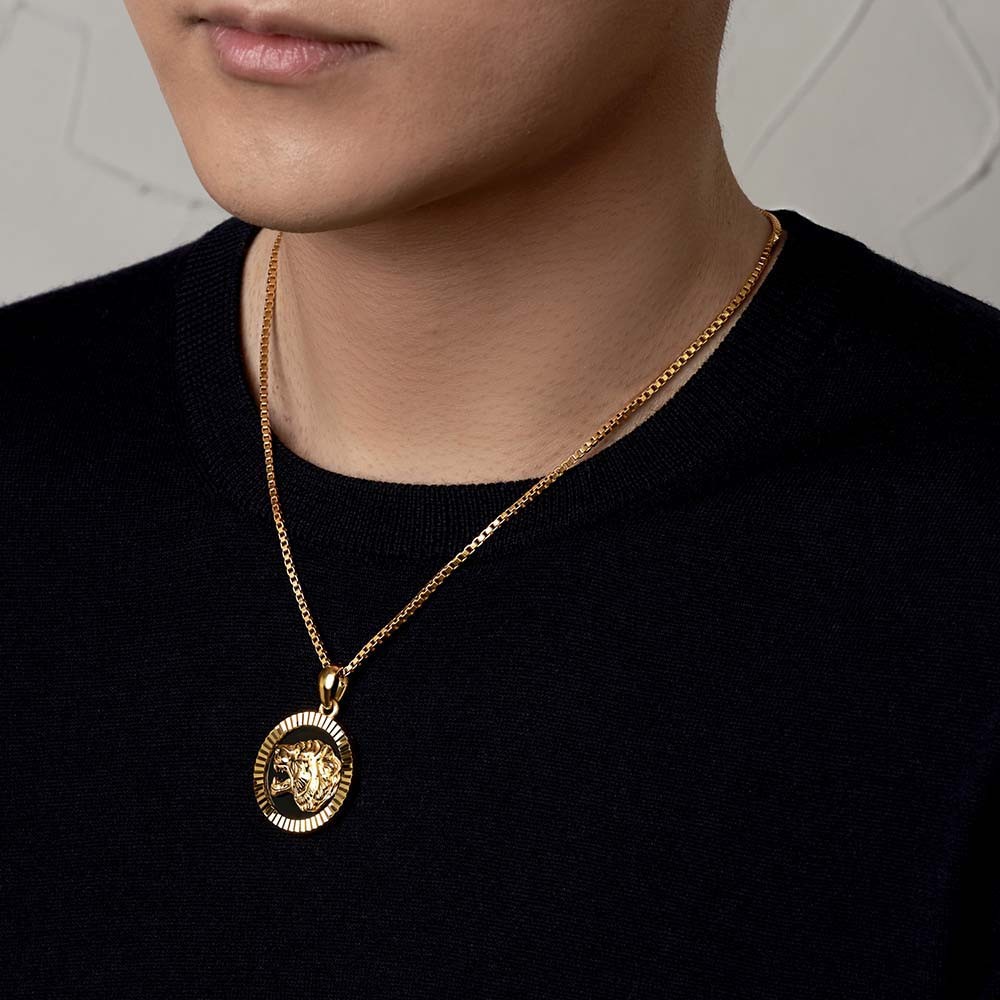 오닉스 호랑이 메달 목걸이 요약정보 및 구매