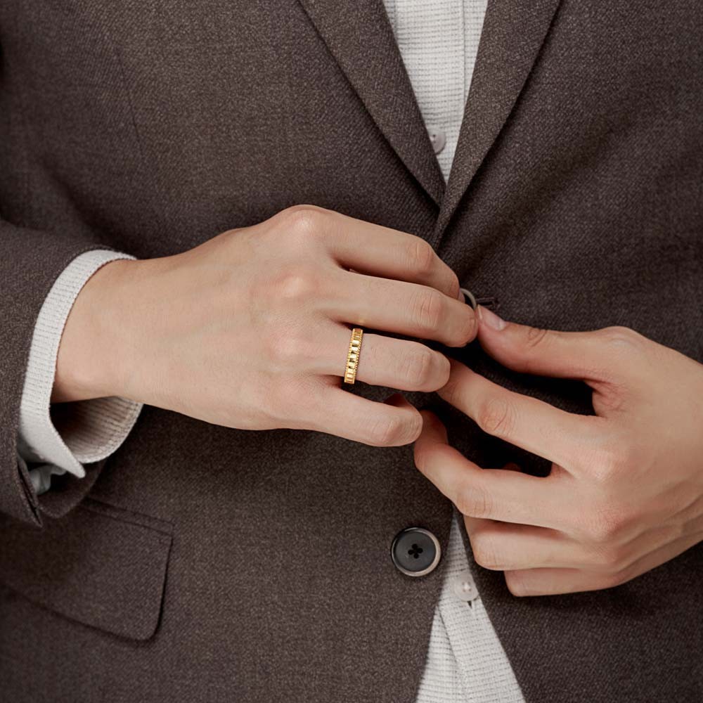 모던 유광 밀그레인 남자 반지 요약정보 및 구매