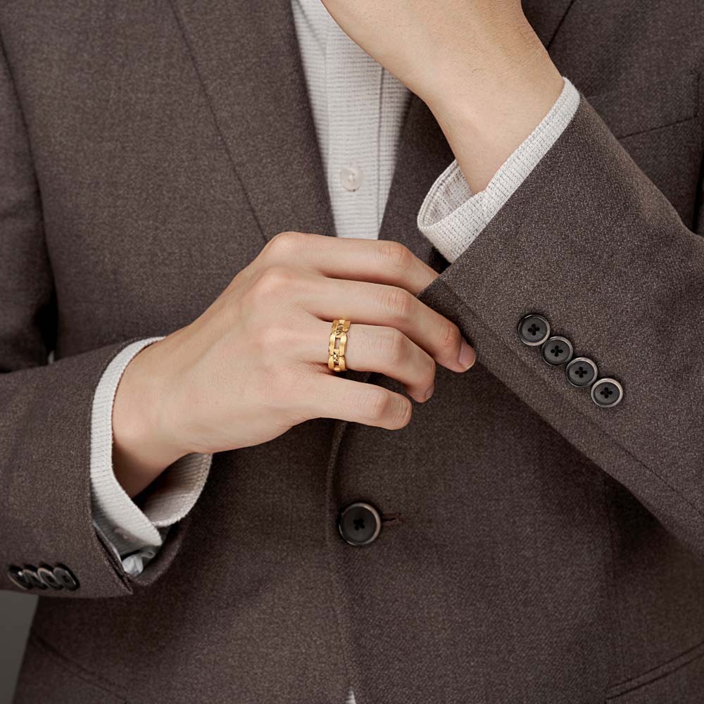 볼드 체인 남자 반지 요약정보 및 구매