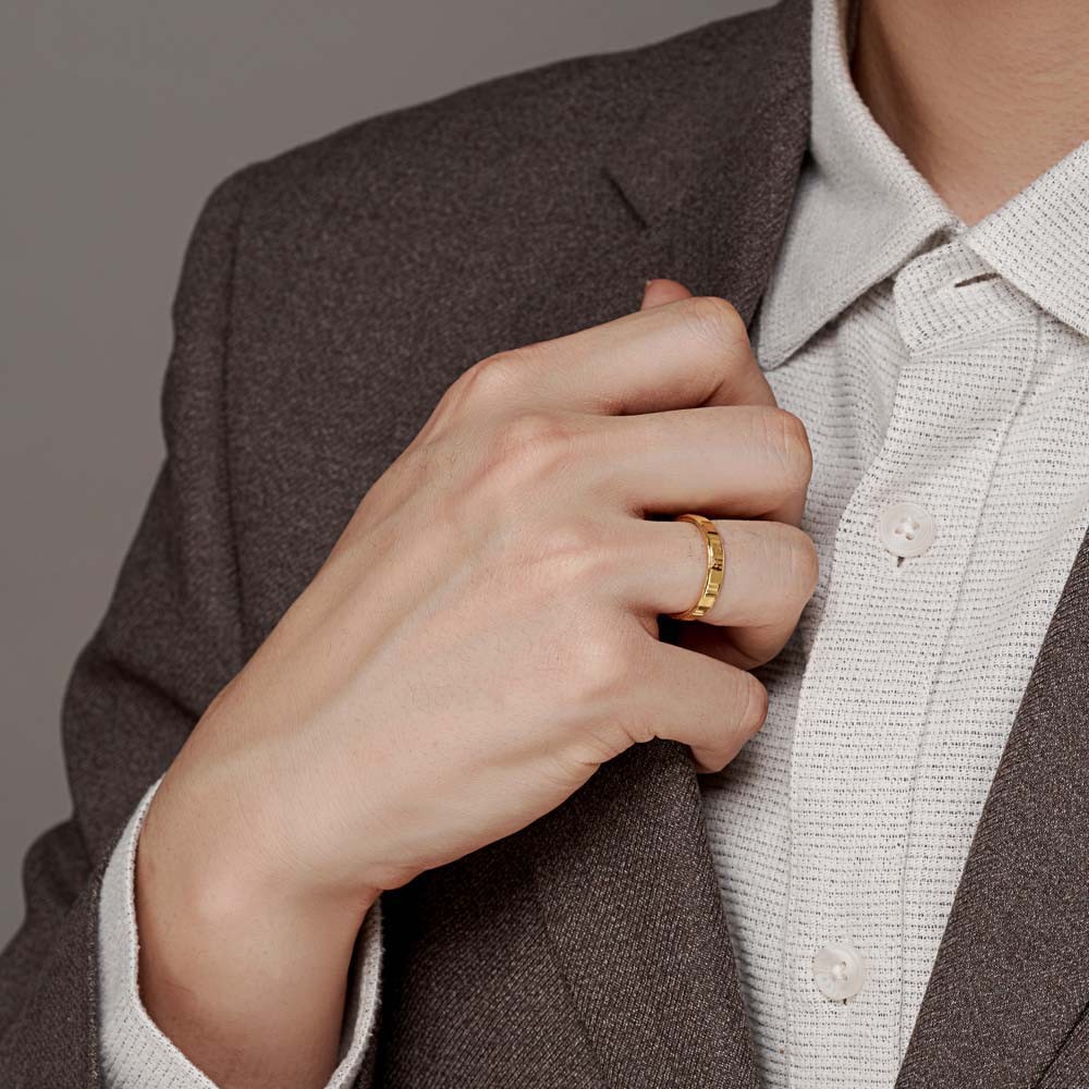 볼륨 스퀘어 남자 반지 요약정보 및 구매