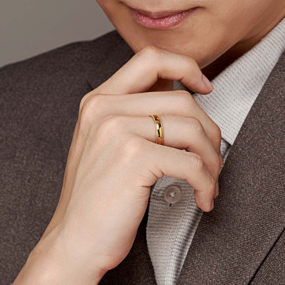 밀그레인 남자 반지 요약정보 및 구매