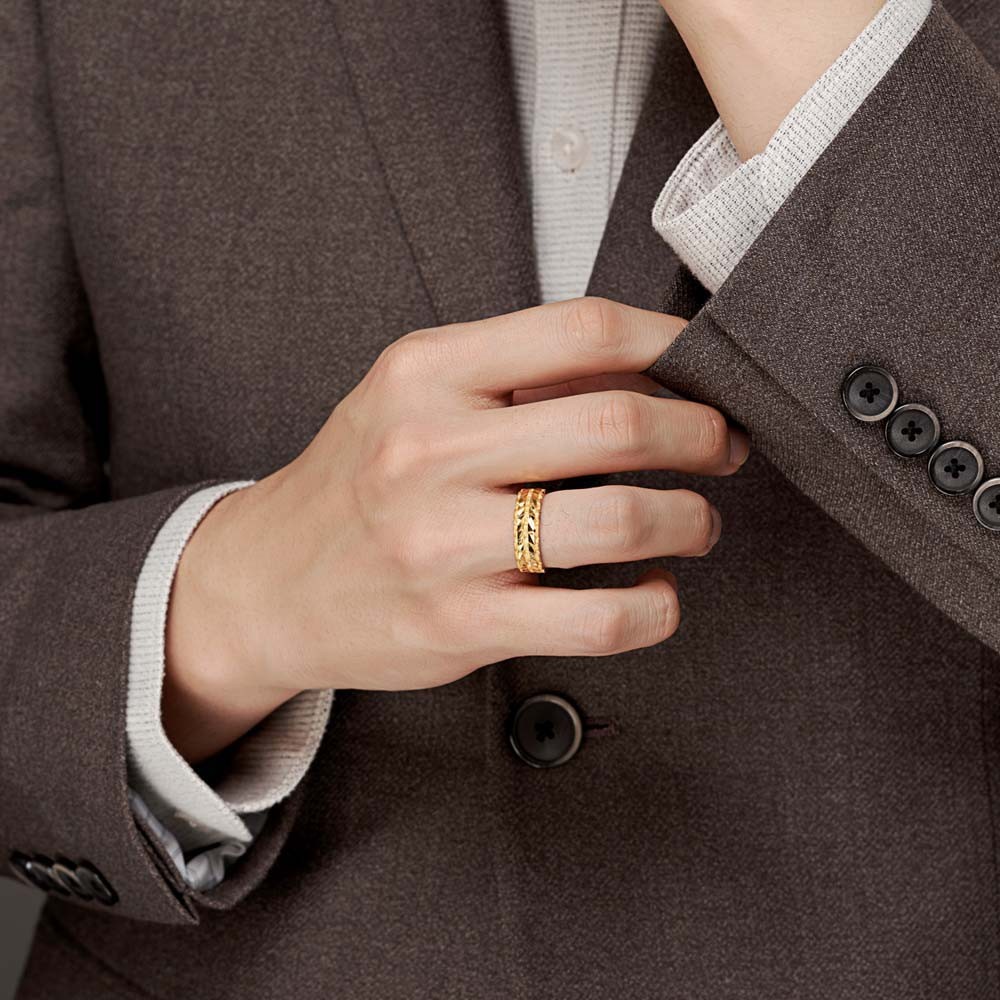 컷팅 월계수 남자 반지 요약정보 및 구매