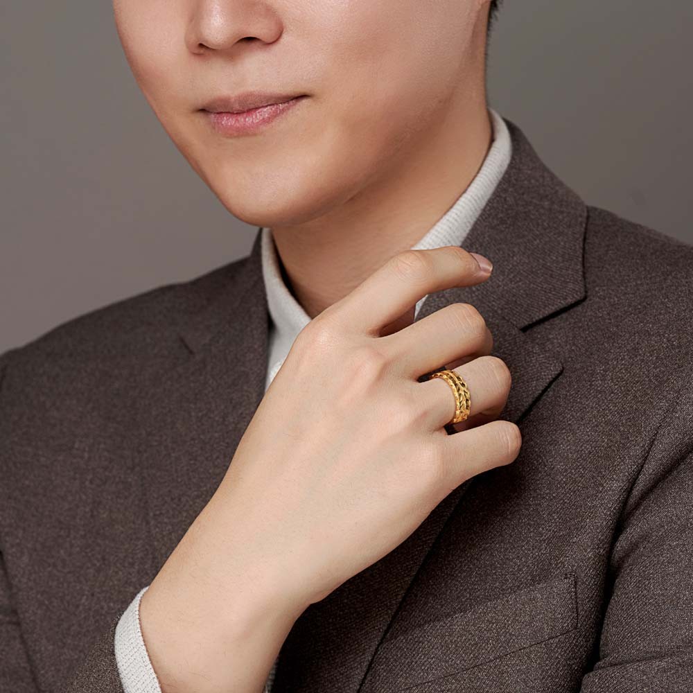 컷팅 월계수 남자 반지 요약정보 및 구매