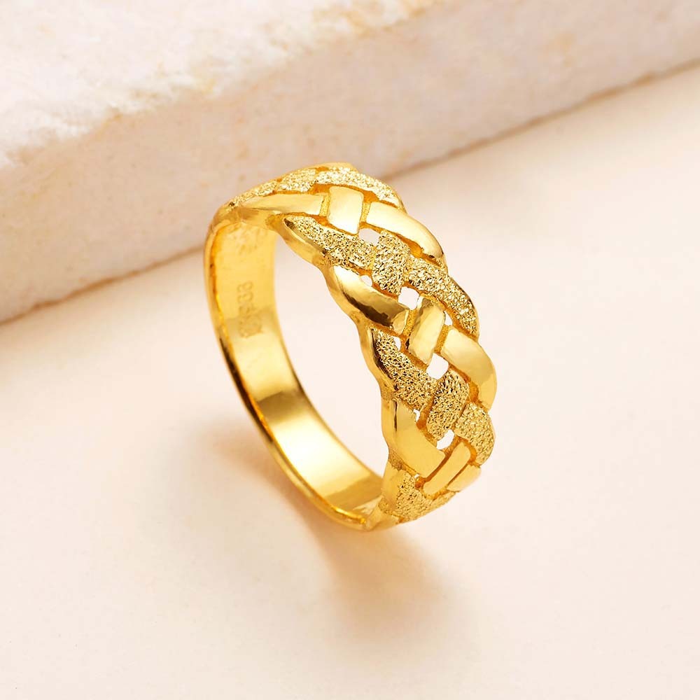 꼬임 샌딩 남자 반지 요약정보 및 구매