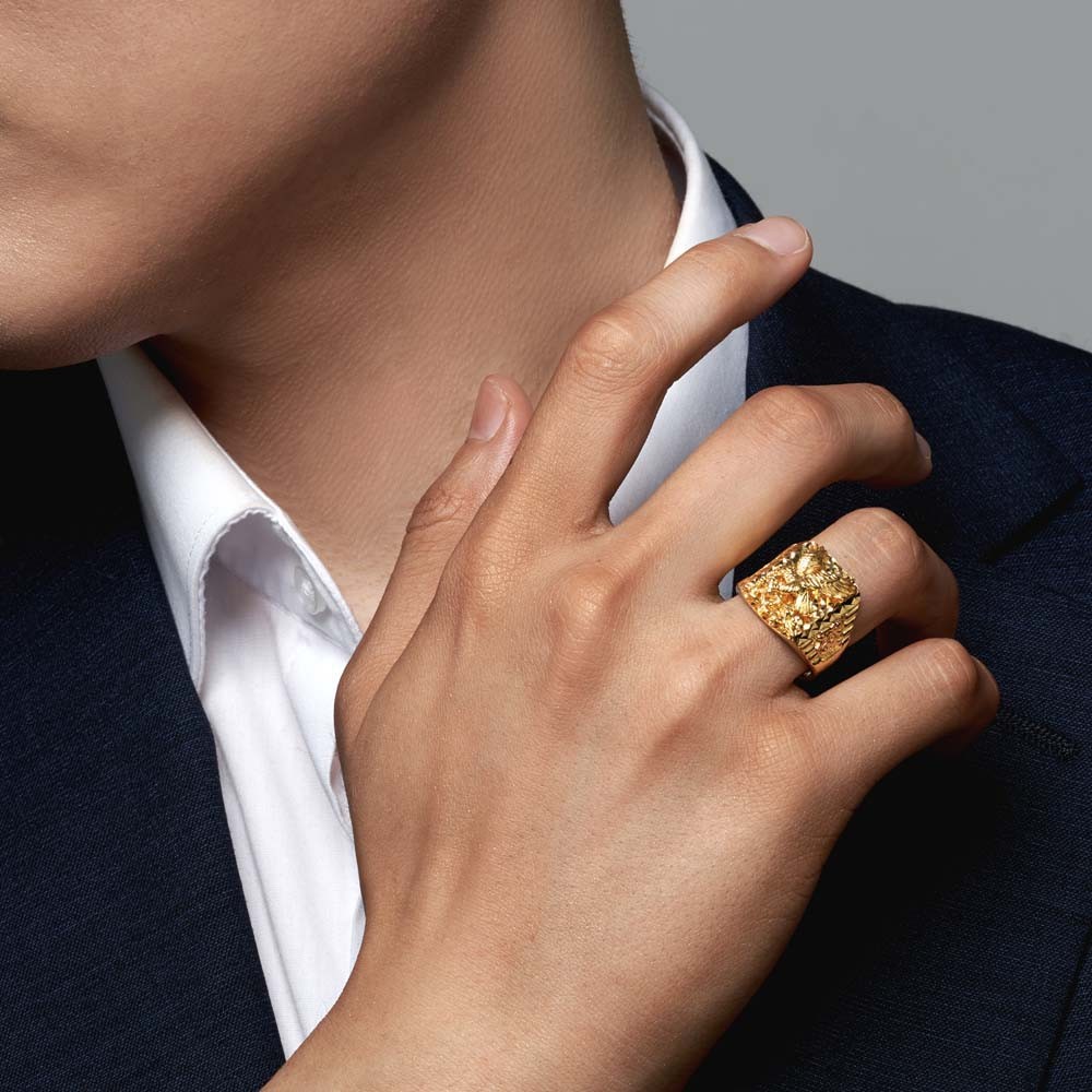 독수리 컷팅 스퀘어 반지 요약정보 및 구매