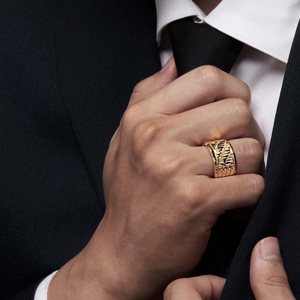 사선 컷 콤비 반지 요약정보 및 구매