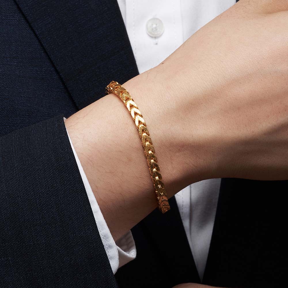 사각 기둥 체인 팔찌 요약정보 및 구매