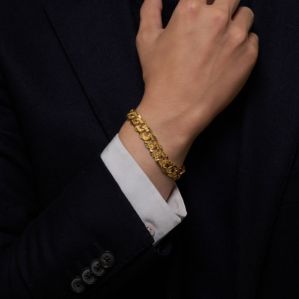 써클 컷팅 라운드 체인 팔찌 요약정보 및 구매