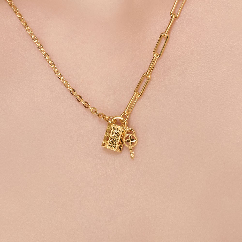 언발 클립체인 자물쇠 목걸이 요약정보 및 구매