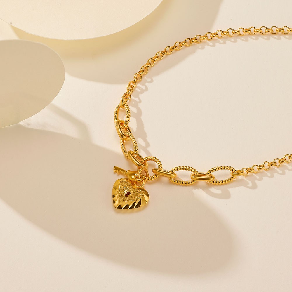 볼륨 하트 자물쇠 목걸이 요약정보 및 구매