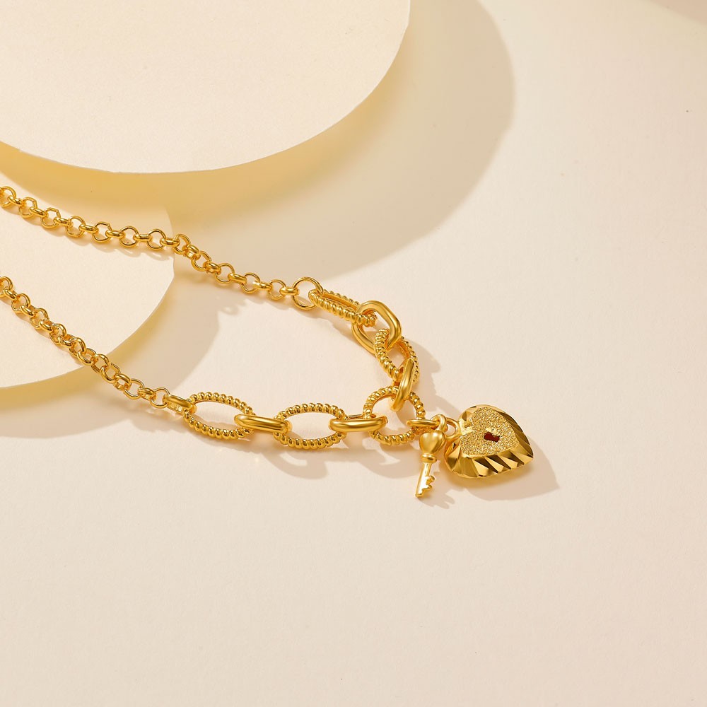 볼륨 하트 자물쇠 목걸이 요약정보 및 구매