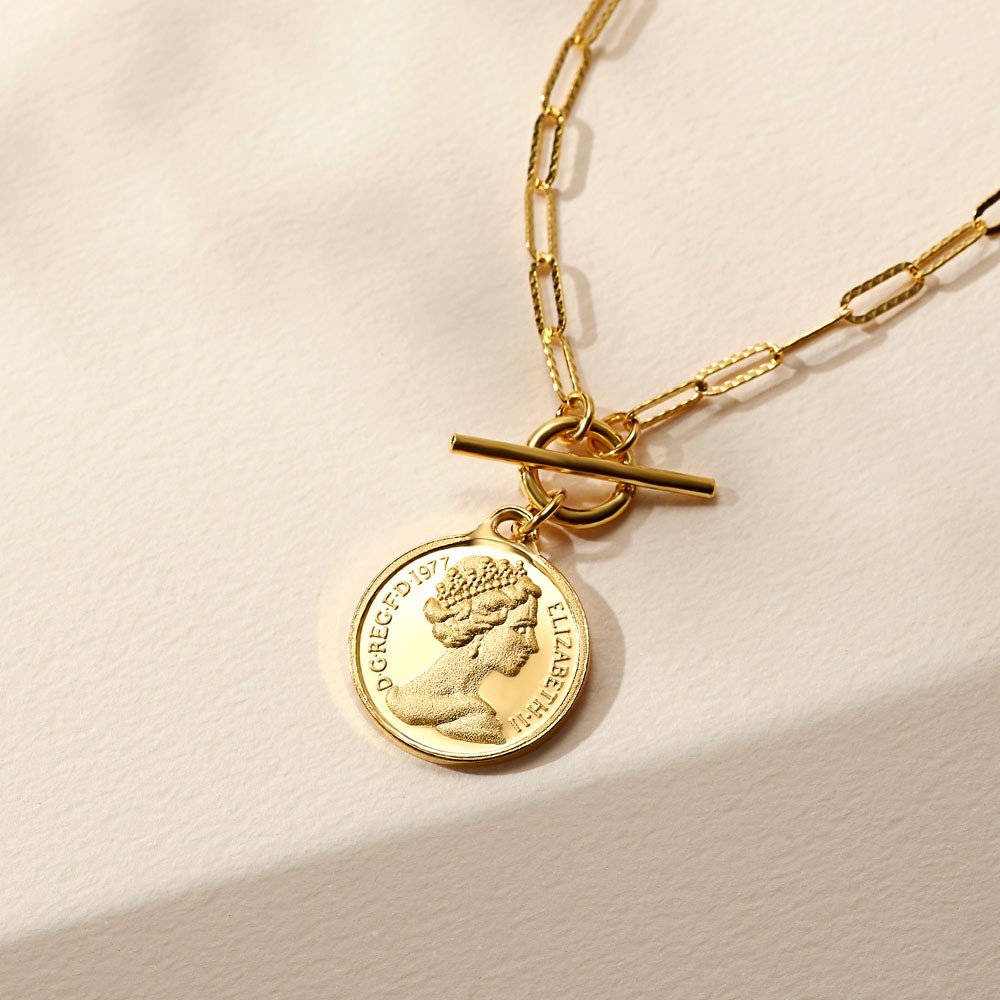 퀸 코인 글리터 체인 목걸이 요약정보 및 구매