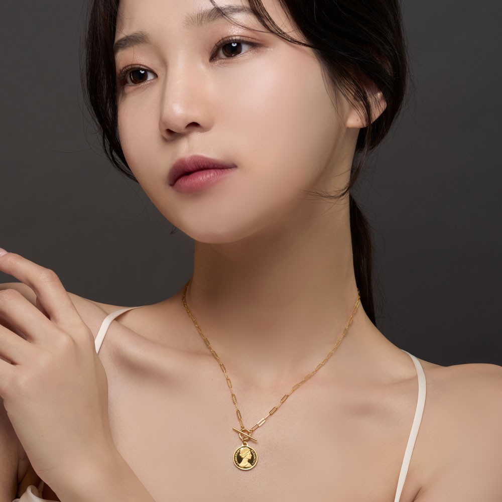 퀸 코인 글리터 체인 목걸이 요약정보 및 구매