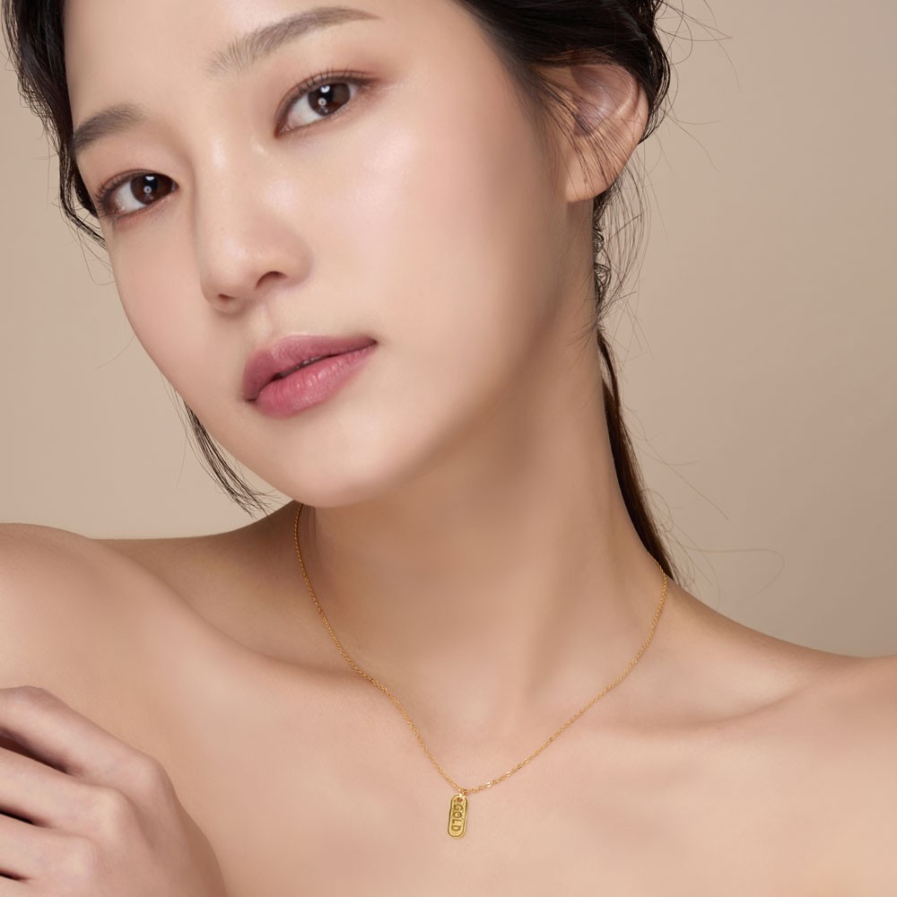 오벌 골드 펜던트 목걸이 요약정보 및 구매