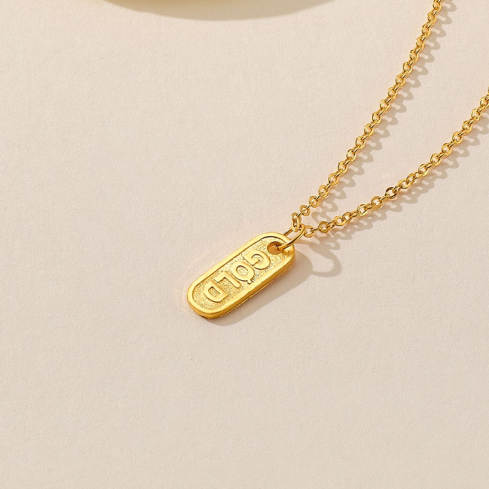 오벌 골드 펜던트 목걸이 요약정보 및 구매