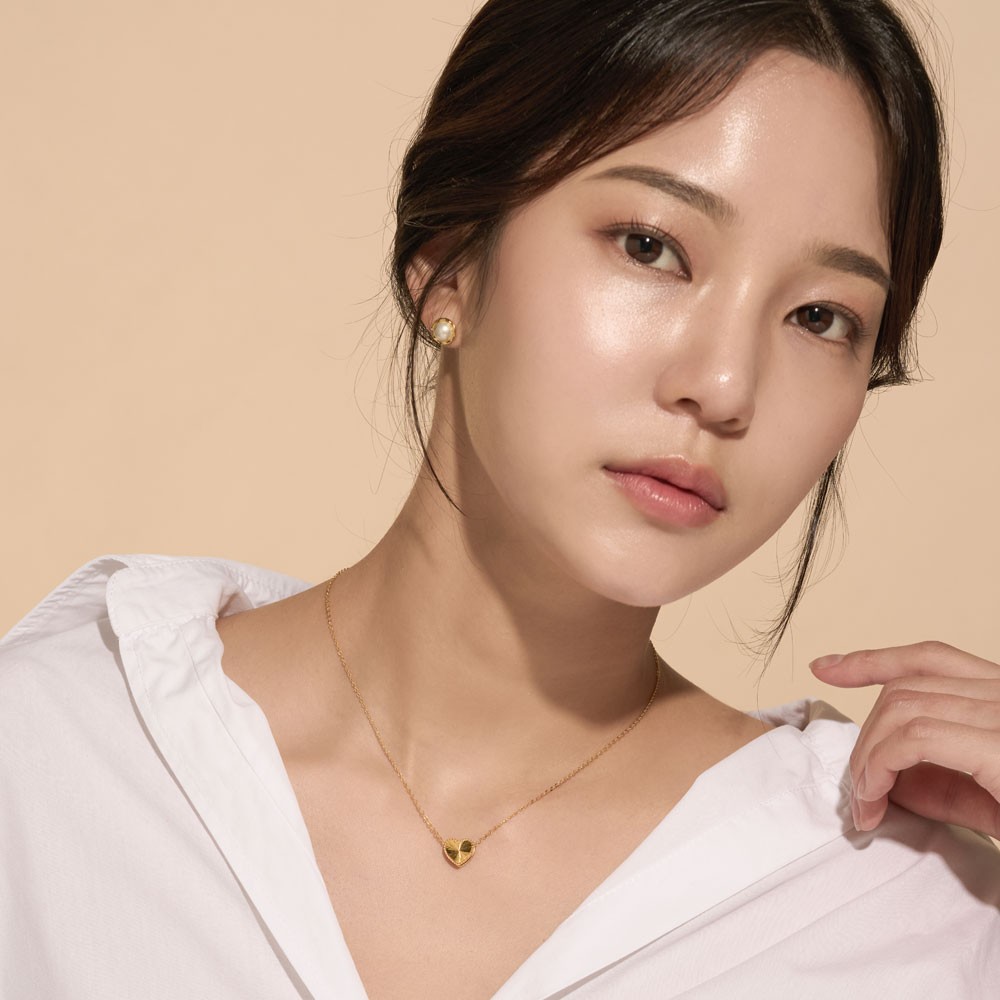 빗살 하트 목걸이 요약정보 및 구매