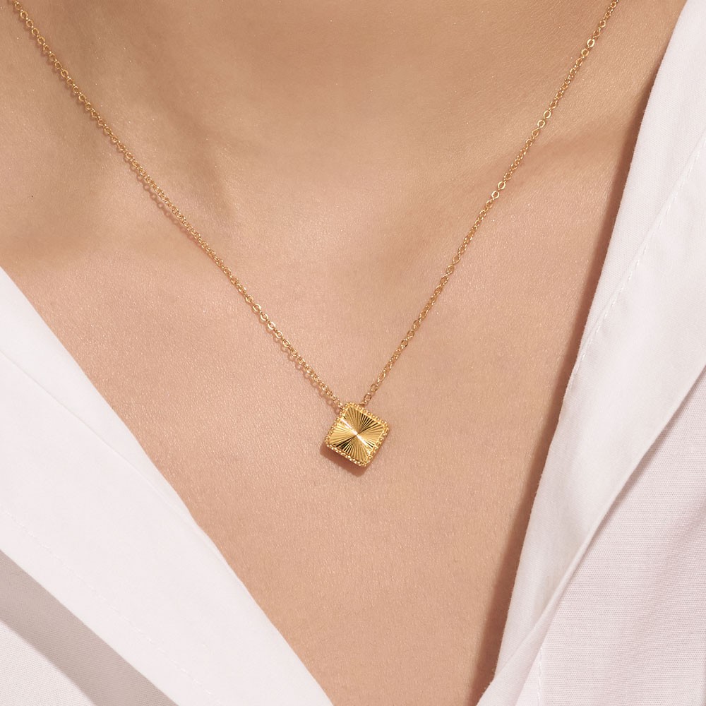 빗살 사각 목걸이 요약정보 및 구매