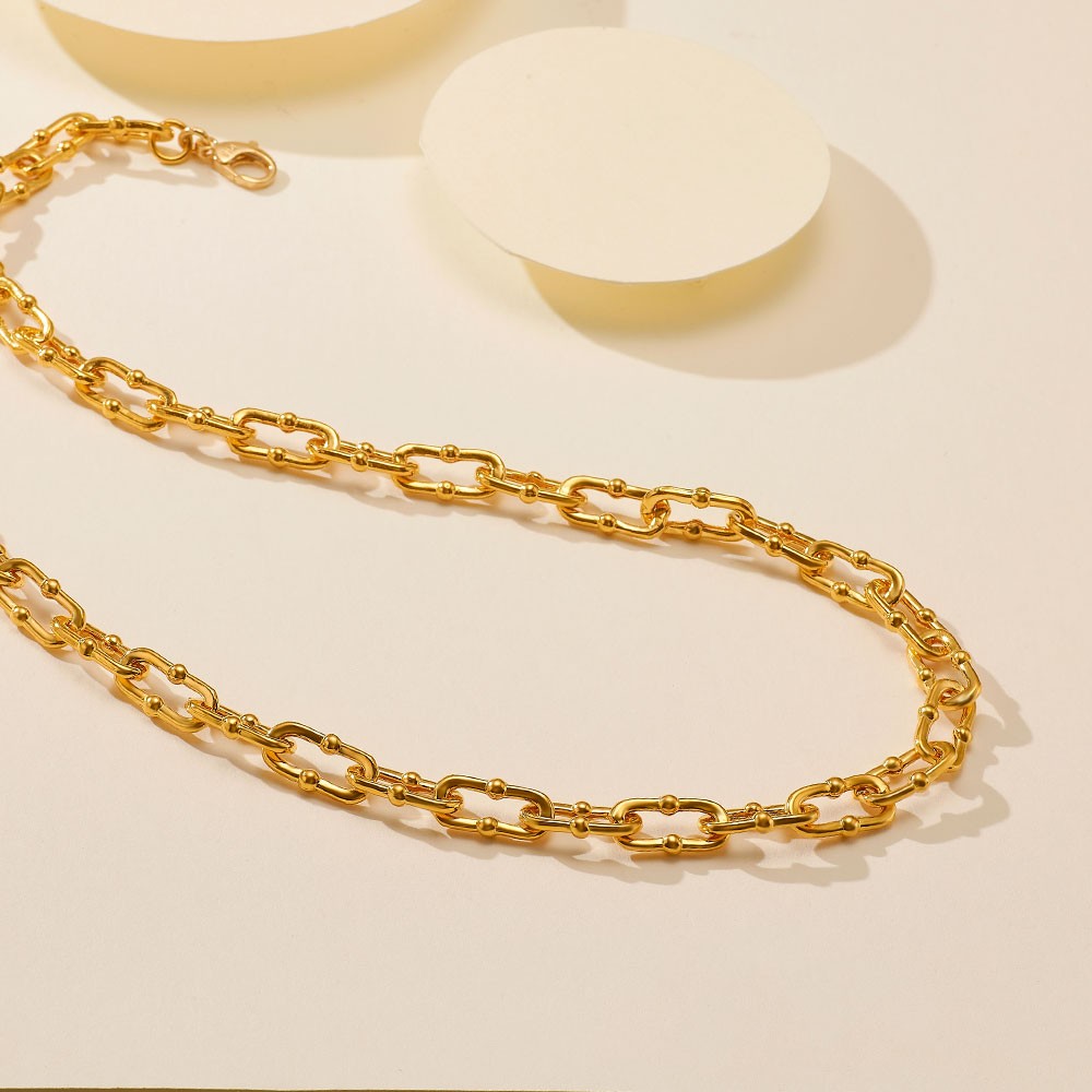 더블 볼 링크 체인 목걸이 요약정보 및 구매